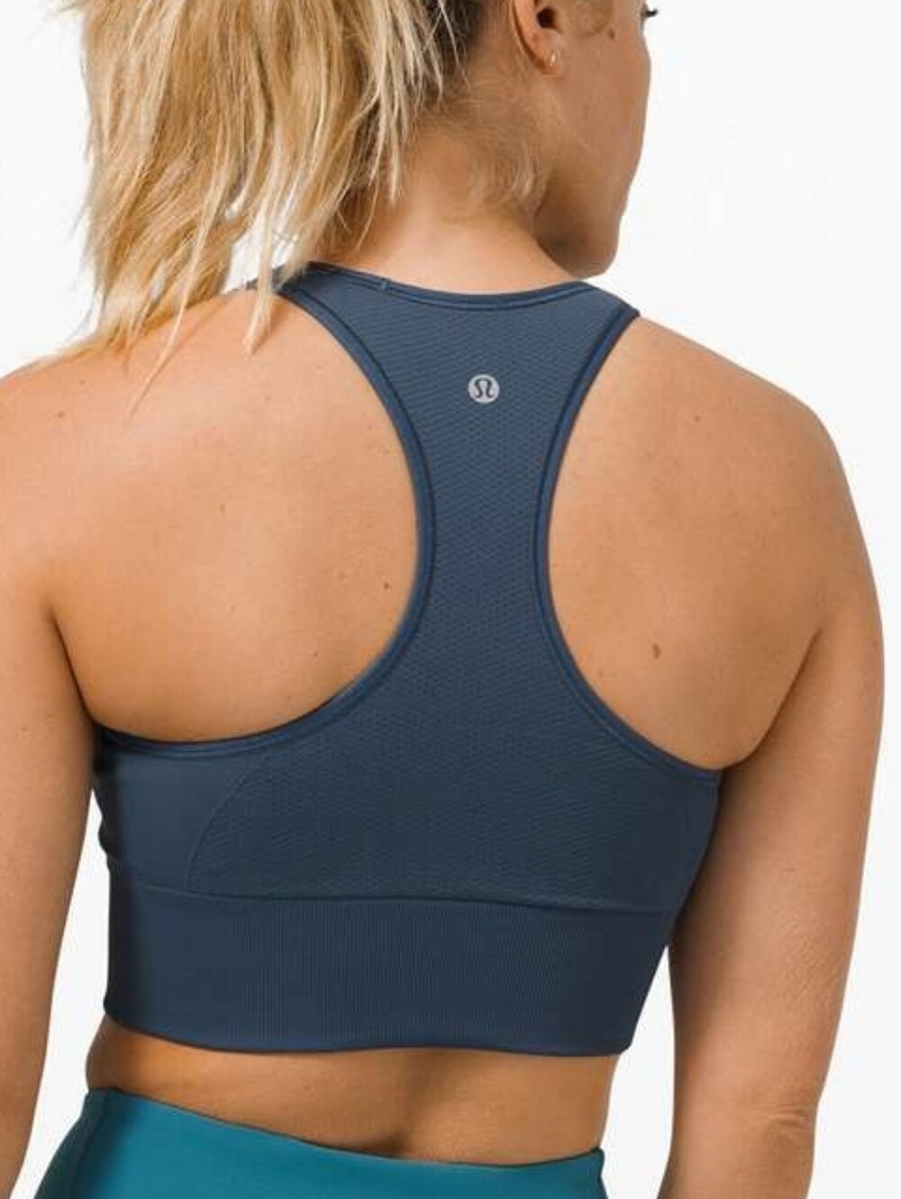 Lululemon Ebb to Train Bra *Medium Support Cup Iron Blue Womens Size 4